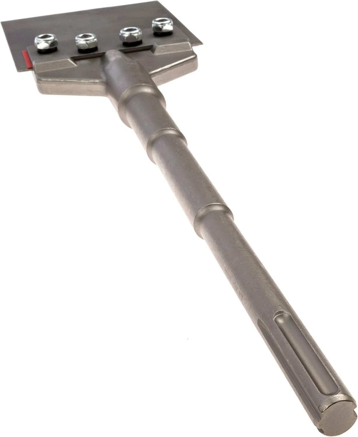 Durable 6" Wide Floor Scraper with SDS Max Shank for Efficient Tile Removal