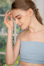 Load image into Gallery viewer, High-Polished 40mm Hoop Earrings in 925 Sterling Silver for Timeless Elegance