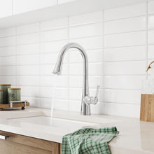 Load image into Gallery viewer, Versatile Kitchen Faucet in Matte Black with Dual Function Pull-Down Sprayer
