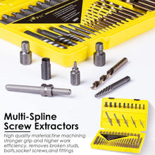Load image into Gallery viewer, Comprehensive 55-Piece Screw Extractor Set: Precision Tools for Extraction Needs