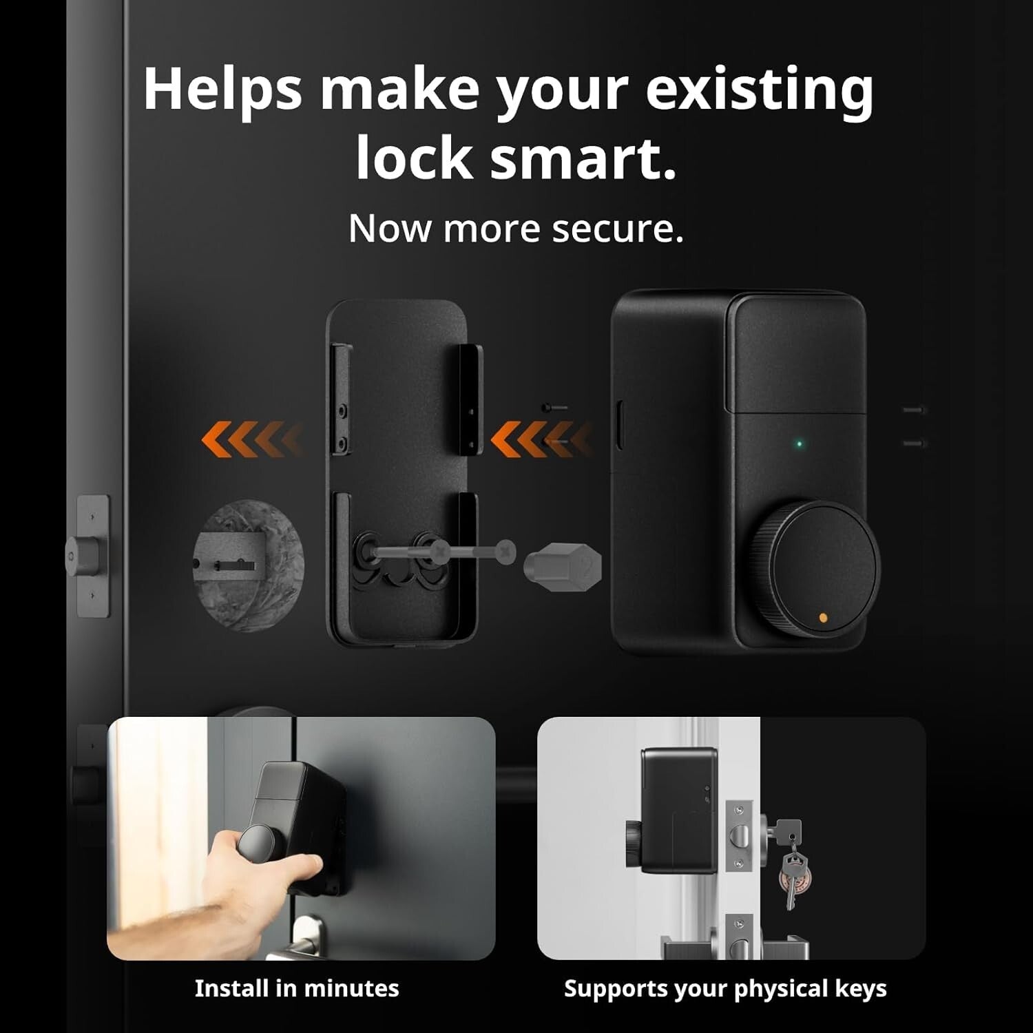 Smart Lock Pro with Real-Time Notifications & Voice Control for Easy Access