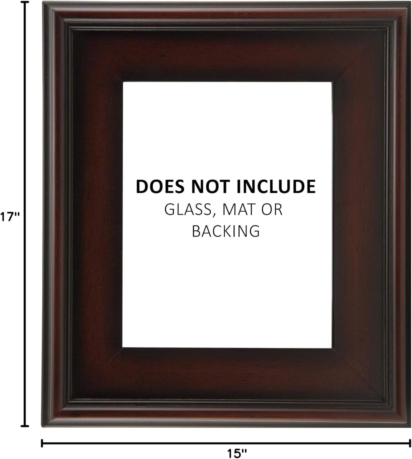 Professional 8x10 Picture Frame in Mahogany – Ideal for Canvas Art Display