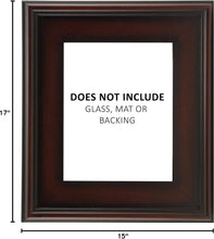Load image into Gallery viewer, Professional 8x10 Picture Frame in Mahogany – Ideal for Canvas Art Display