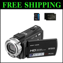 Load image into Gallery viewer, Infrared Night Vision 1080P Camcorder with 16GB Memory - Perfect for Adventurers