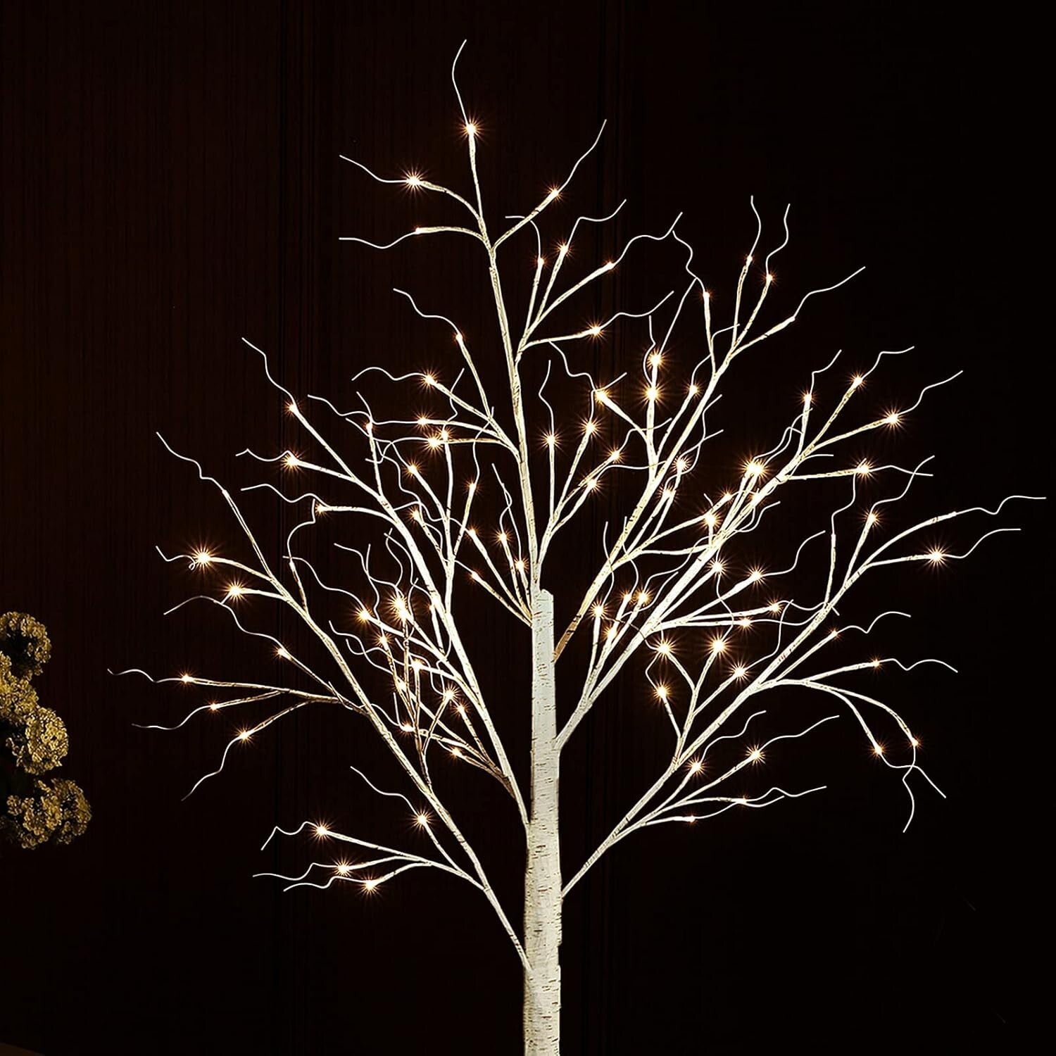 Customizable 6FT Birch Tree with 96 LED Lights - Ideal for Holidays and Events