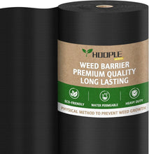 Load image into Gallery viewer, Premium 3FT x 300FT Weed Barrier Fabric for Superior Garden Protection