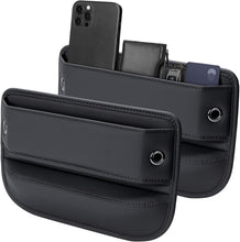 Load image into Gallery viewer, Elegant Leather Car Seat Organizer - 2-Pack Universal Gap Fillers for Interiors