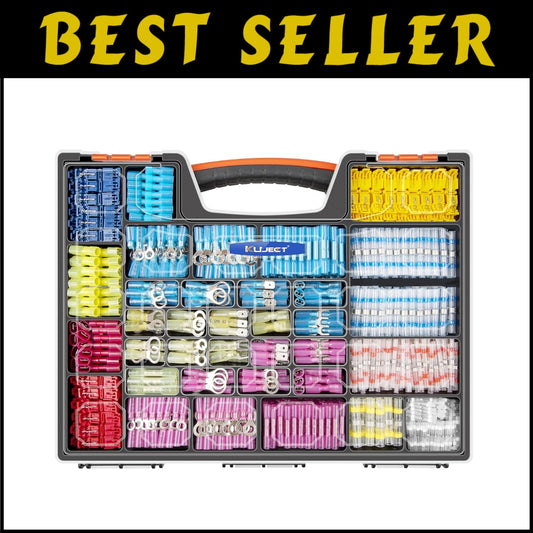 1500PCS Waterproof Heat Shrink Wire Connectors for Marine and Automotive Use