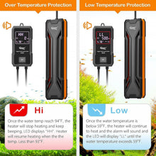 Load image into Gallery viewer, Versatile 800W Aquarium Heater - Digital LED Control with Auto Safety Shut-off