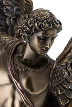 Load image into Gallery viewer, Premium 14.5-Inch St. Michael Statue - Hand-Painted Cold-Cast Bronze Collectible