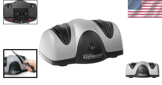 EverSharp Electric Knife Sharpener with 2-Stage System - Professional Results