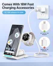 Load image into Gallery viewer, Adjustable Travel-Friendly Wireless Charger for Google Pixel Watch 3/2 &amp; More
