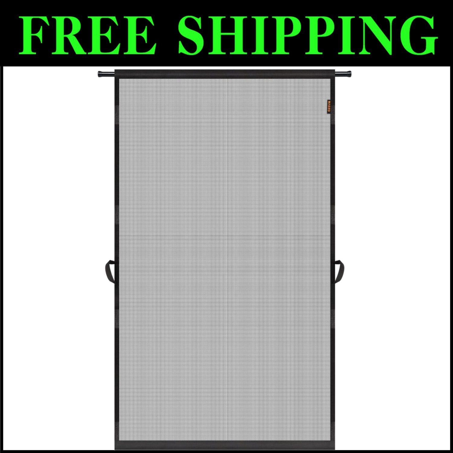 Lightweight Retractable Screen Door 38" x 82" - Easy Install & Adjustable Width