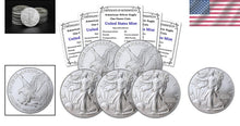 Load image into Gallery viewer, Collector's Set: 5 oz American Silver Eagle Coins, Certs Included - 2025 Edition