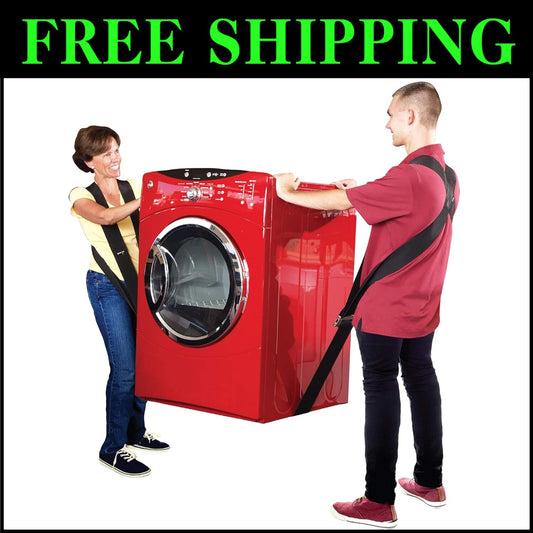 Ergonomic 2-Person Lifting Straps - Effortlessly Move Heavy Furniture (800 lbs)