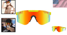Load image into Gallery viewer, Heavy-Duty Wide Fit Sunglasses with Retro Flair – Perfect for Active Lifestyles
