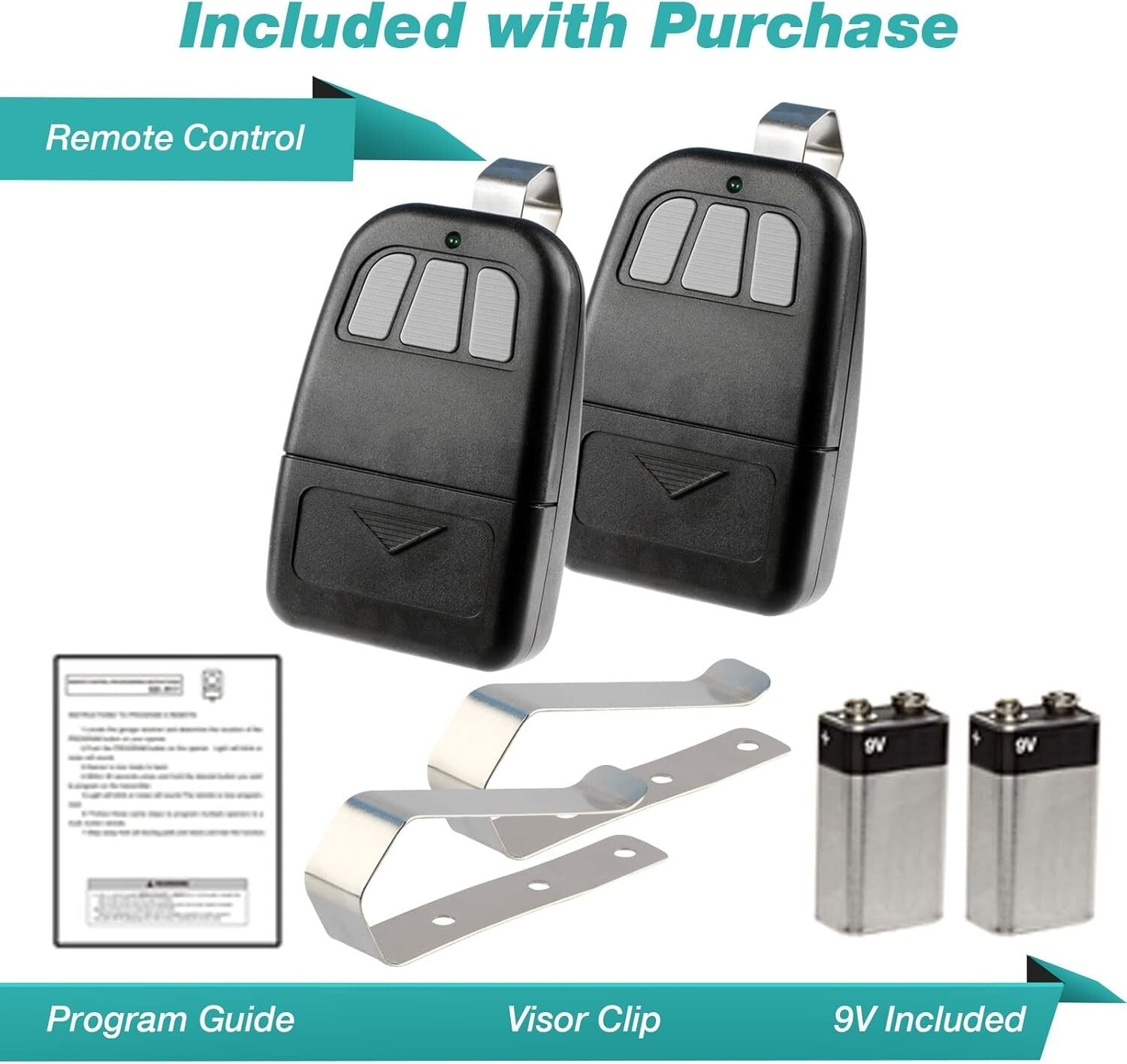 Aftermarket Garage Door Opener Remotes for Wayne Dalton - 303 MHz, Dual Set