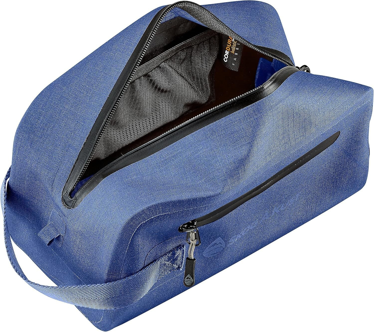 DoppSåk Large Waterproof Toiletry Bag - Leak-Proof Travel Organizer in Blue