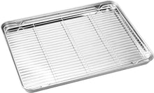 Load image into Gallery viewer, Versatile Stainless Steel Baking &amp; Cooling Rack Set - Perfect for Any Oven