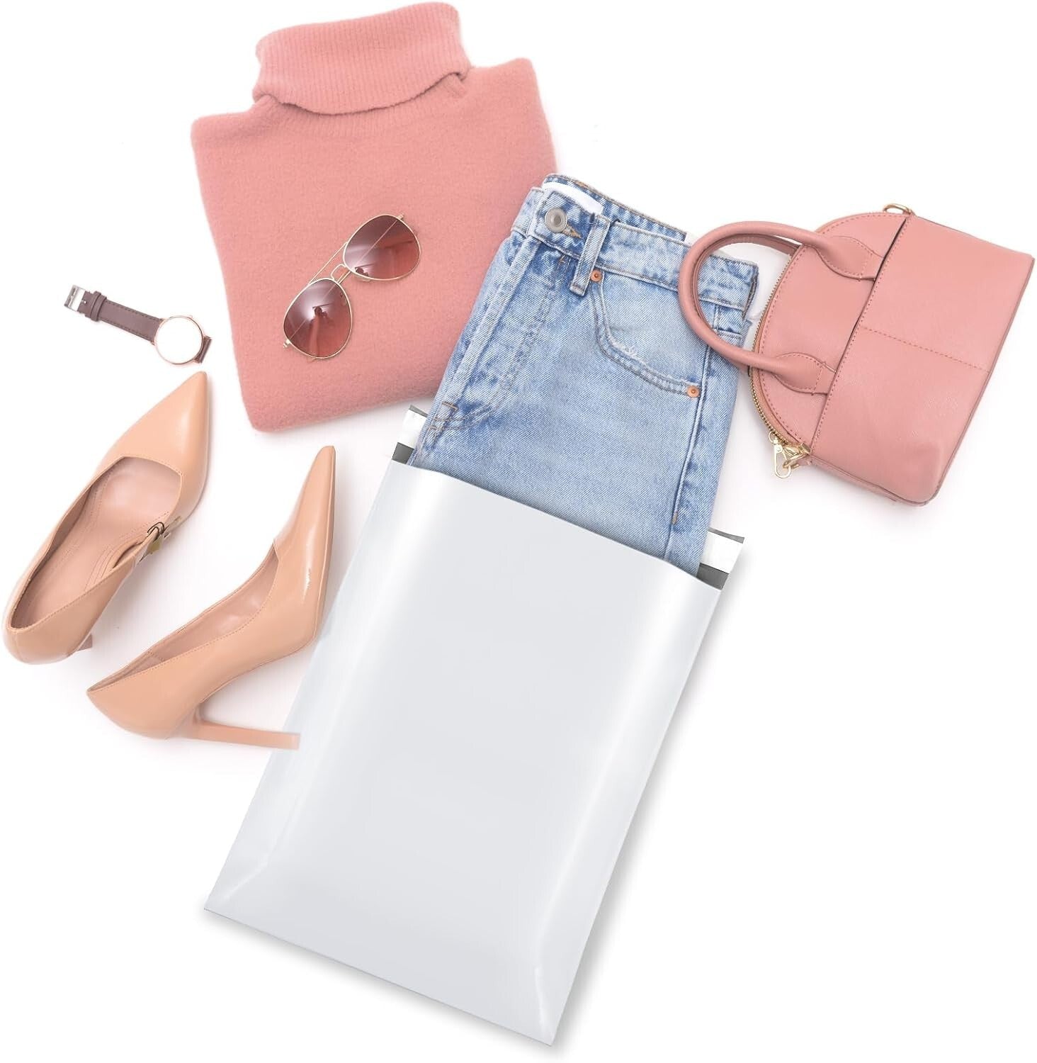 200 Large White Poly Mailers 14.5x19 - Efficient Shipping for Small Businesses