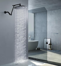 Load image into Gallery viewer, 14-Inch Brass Shower Arm Extender in Oil-Rubbed Bronze - Adjustable Height