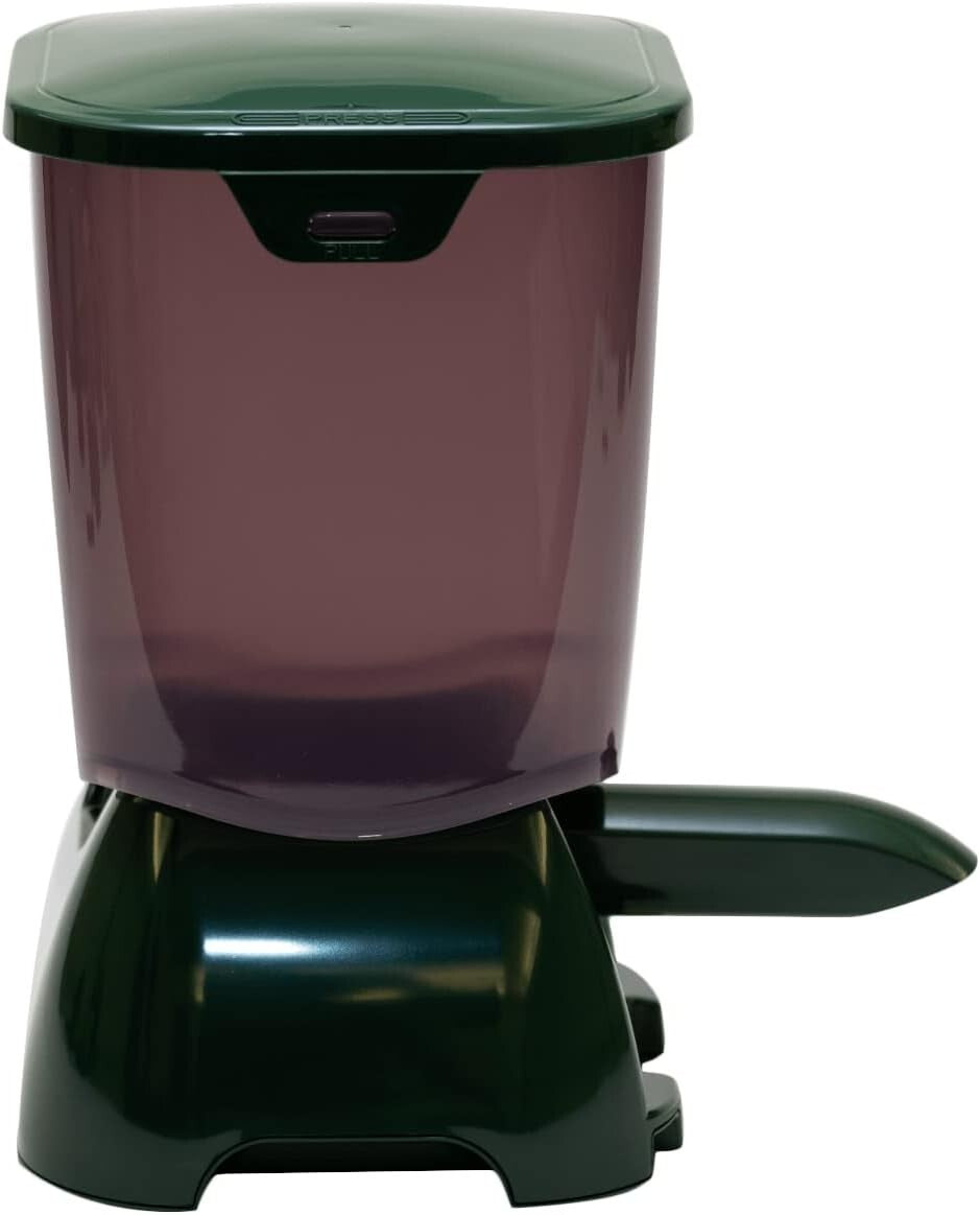 Rain-Resistant Pond Fish Feeder with 6.5 lbs Capacity - Portable & Programmable