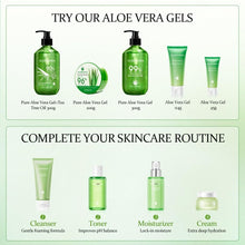Load image into Gallery viewer, Hydrating Aloe Vera Gel - 99% Organic Formula for Face, Body &amp; Scalp, 3-Pack