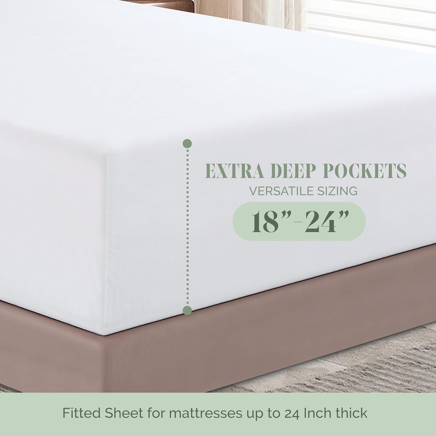 Ultra Soft King Microfiber Sheets with Extra Deep Pockets - Perfect for Comfort