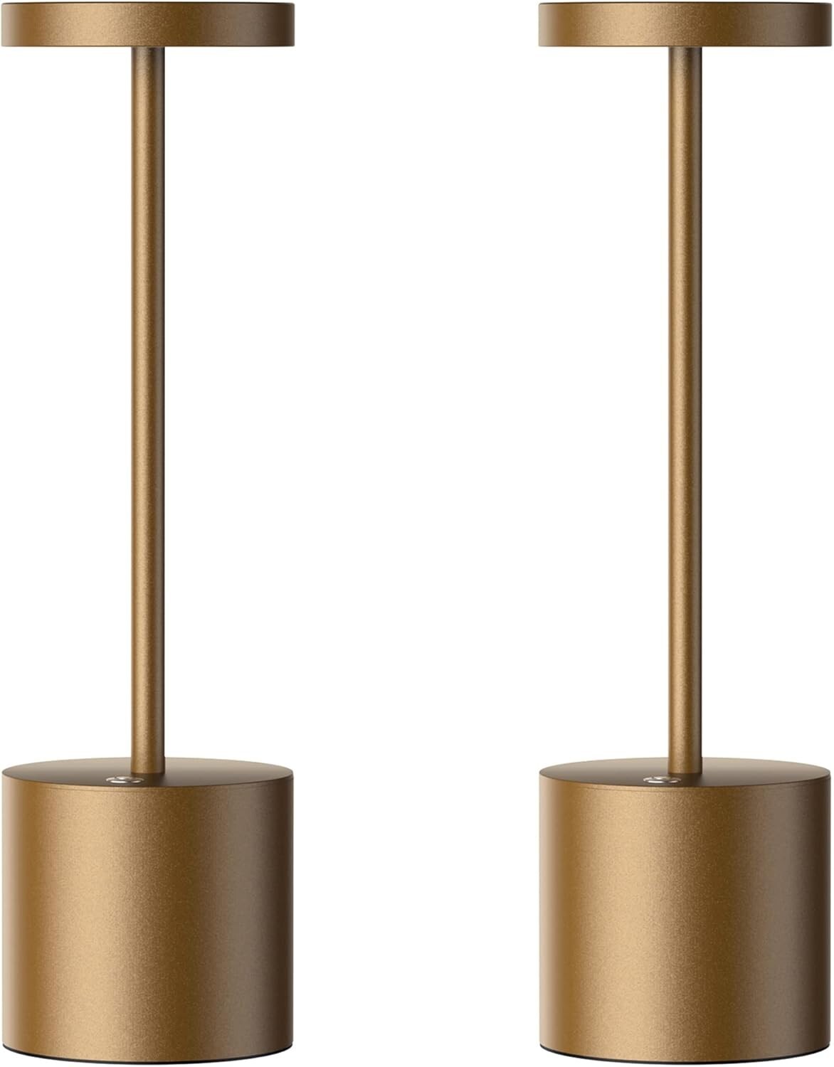 Dimmable Aluminum LED Table Lamp - Cordless & Rechargeable for Indoor/Outdoor