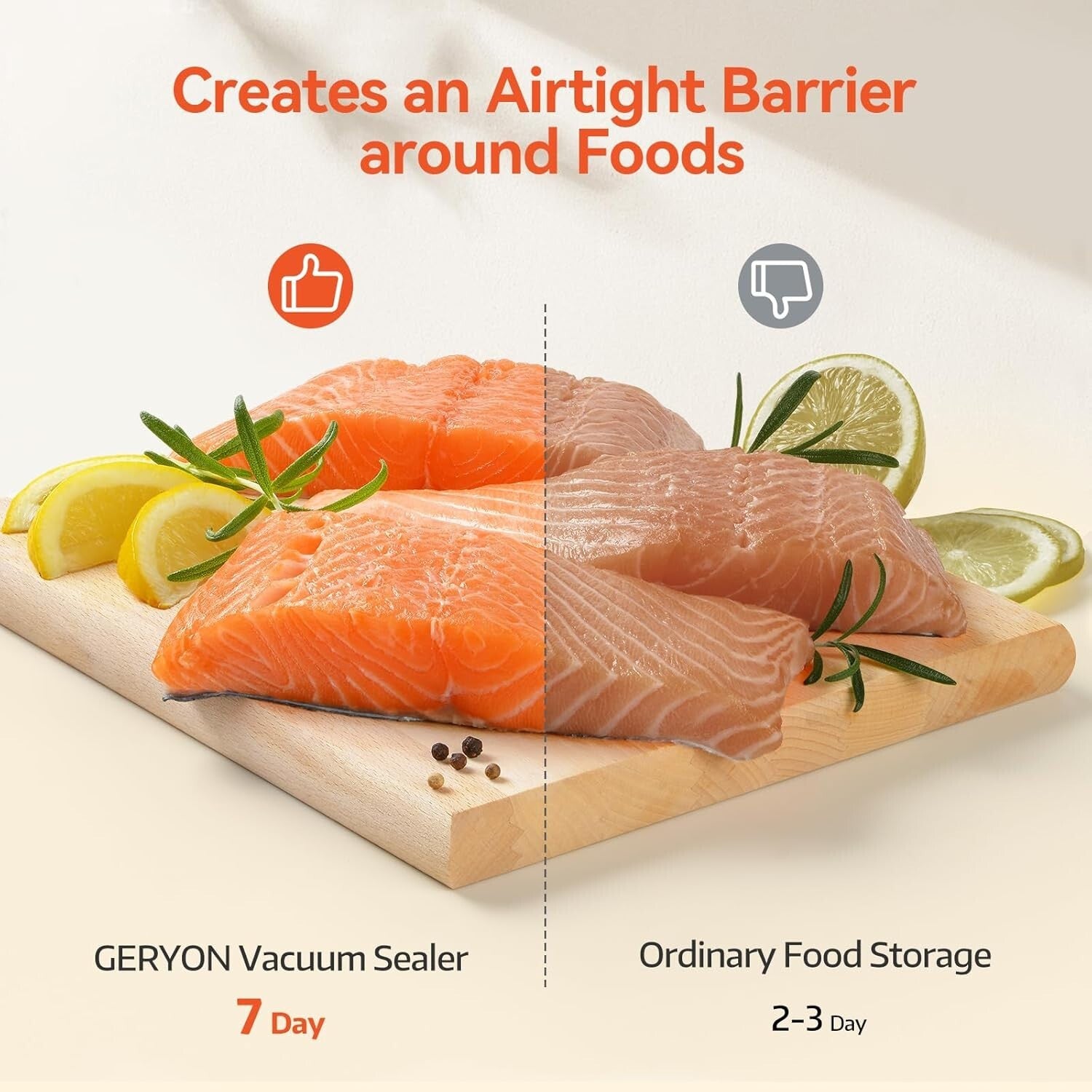 Automatic Vacuum Sealer with Built-in Cutter - Preserve Food Freshness Easily