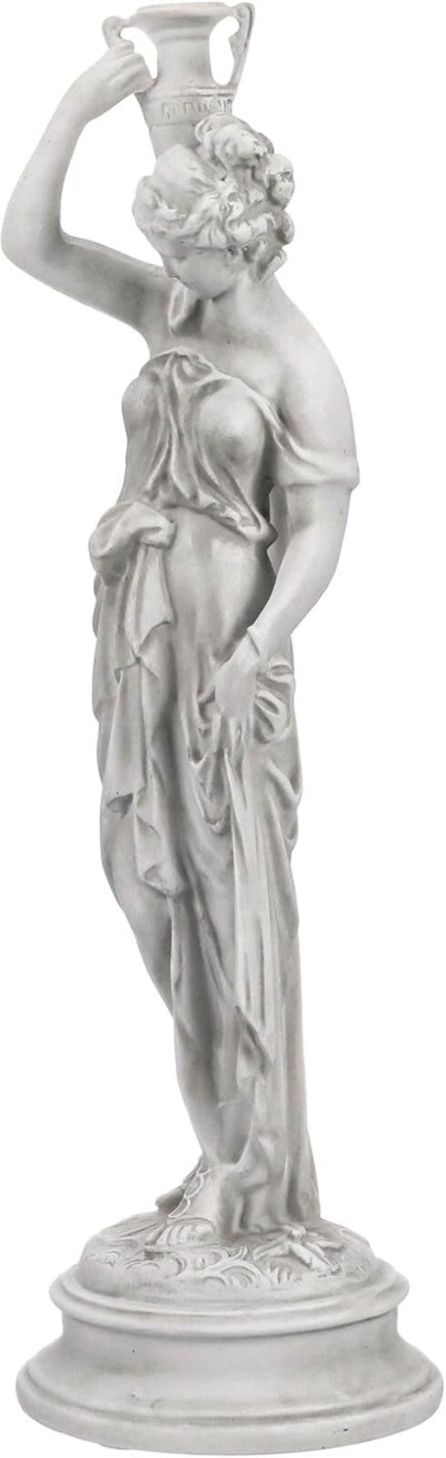 Elegant 22-Inch Dione the Water Bearer Statue - Unique Indoor/Outdoor Decor