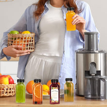 Load image into Gallery viewer, Versatile 8oz Reusable Juice &amp; Smoothie Bottles - Pack of 134 with Accessories