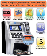 Load image into Gallery viewer, Kid-Friendly ATM Savings Bank with Debit Card &amp; Memory Function for Smart Saving