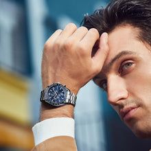 Load image into Gallery viewer, Premium Waterproof Quartz Watch for Men - Stylish Leather &amp; Luminescent Details