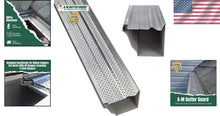 Load image into Gallery viewer, Rust-Free Aluminum Gutter Guard with 380 Holes - 200 Feet for Seamless Drainage