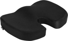 Load image into Gallery viewer, Memory Foam Seat Cushion &amp; Lumbar Support - Ergonomic Black Office Solution