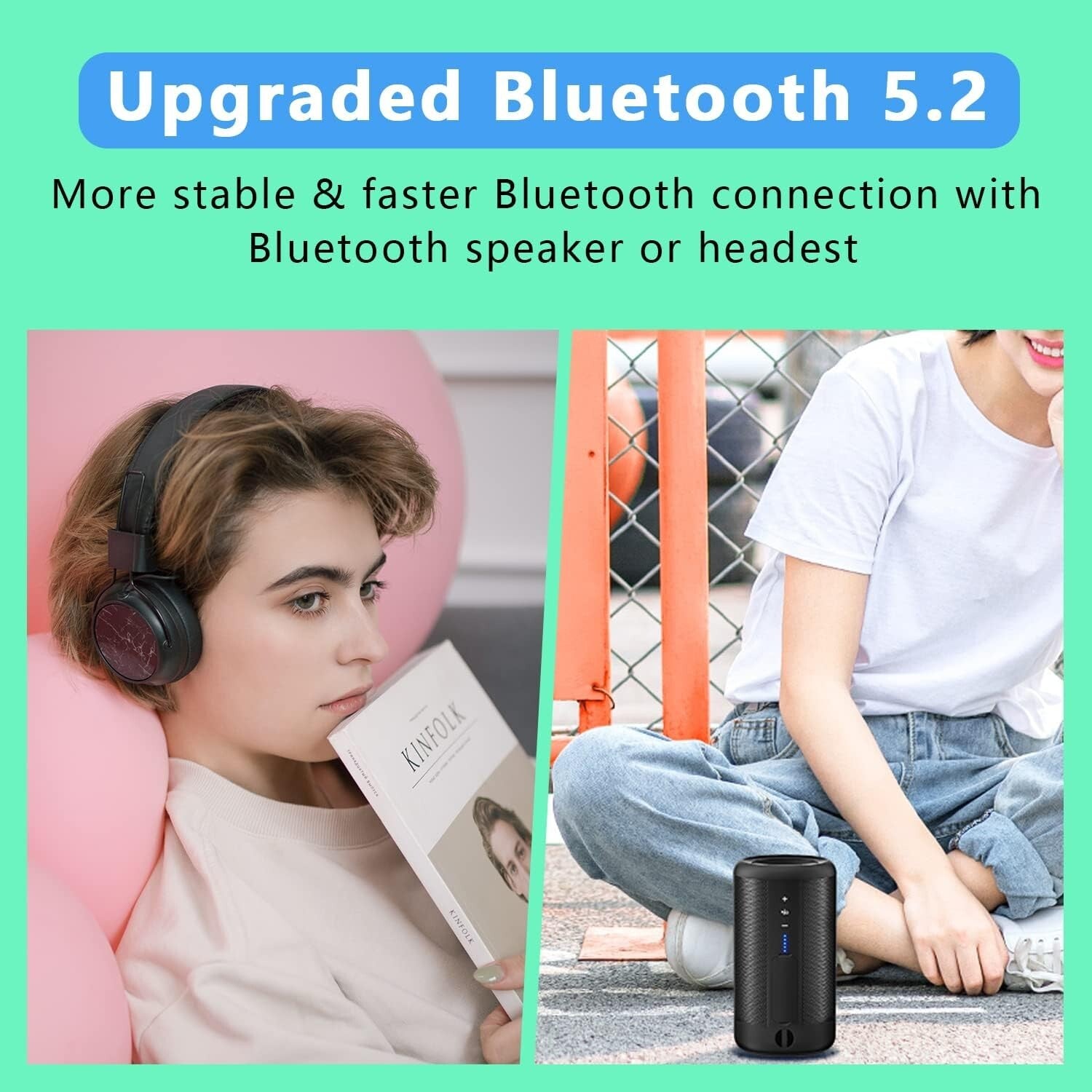 Portable 128GB MP3 Player with Bluetooth 5.2 & Built-in HD Speaker – Great Gift!