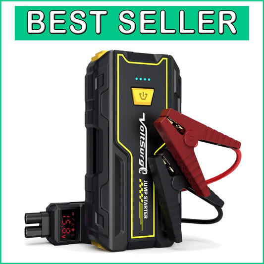 Powerful 3000 Amp Emergency Car Starter - Jump Starts 7.0L Petrol & 5.5L Diesel