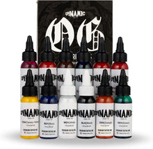 Load image into Gallery viewer, Complete 12 Color Tattoo Ink Set - Authentic, Bright &amp; Health-Conscious Formula