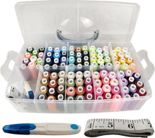 Load image into Gallery viewer, Comprehensive Sewing Thread Collection: 100 Colors, 250 Yards Each, Gift Ready
