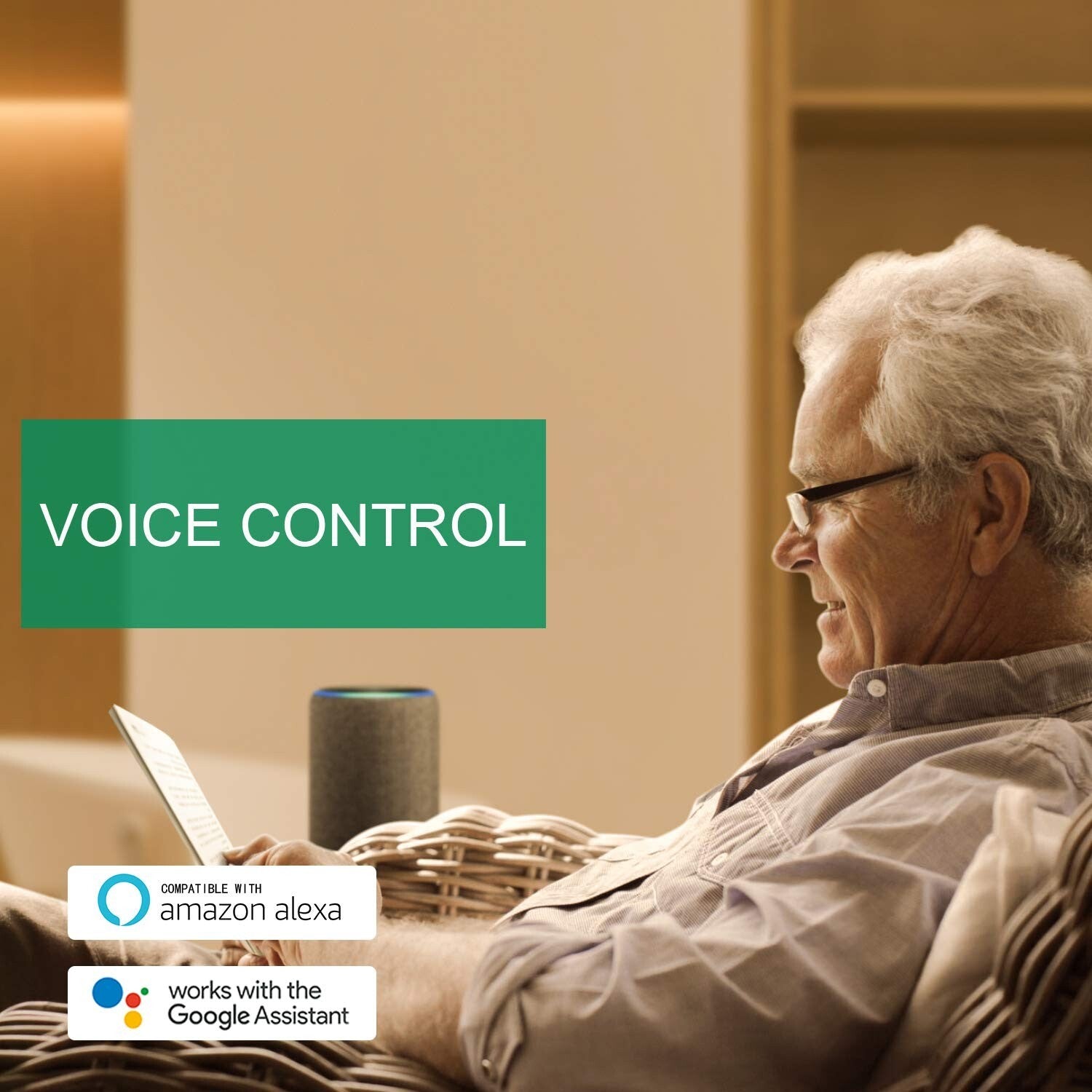 Zigbee Smart Switches (4 Pack) - Compact Design for Alexa & Google Home Control