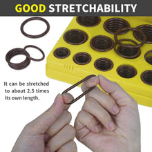Load image into Gallery viewer, High-Temperature 386 PCS Viton O Ring Set - 30 Metric Sizes, Brown Fluorocarbon