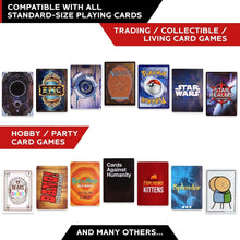 Load image into Gallery viewer, 5-Piece Trading Card Holder Set: Deck Box, Sleeves &amp; Dividers - Modern Design