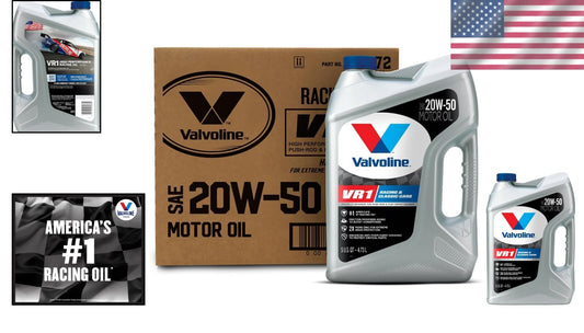 America's #1 Racing Motor Oil 20W-50 - 15 QT Total for Extreme Protection