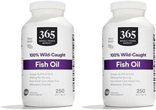 Load image into Gallery viewer, Omega-3 EPA &amp; DHA Fish Oil Softgels 1000mg - Double Your Supply (2 x 250 Count)