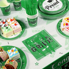 Load image into Gallery viewer, Class of 2025 Graduation Decorations - 357 Pcs Dinnerware, Banner &amp; Tablecloth