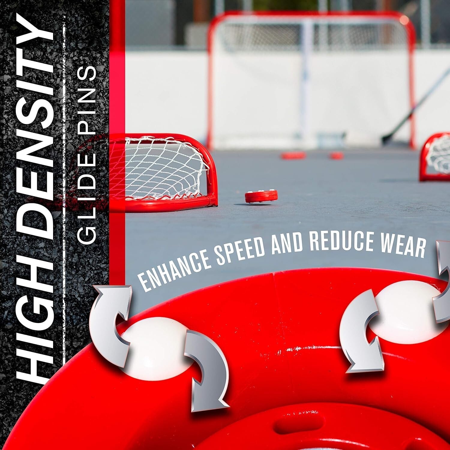 Durable 24-Pack Roller Hockey Pucks - Perfect for Street & Outdoor Games