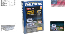 Load image into Gallery viewer, Portable HO Scale Skyview Drive-in Theater - Perfect for Model Railroad Scenes