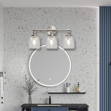 Load image into Gallery viewer, Elegant 4-Pack Seeded Glass Lamp Shades, 2-1/8" Fitter for Contemporary Style