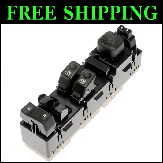 Durable 5-Button Window Switch Compatible with Chevy/GMC Models – Seamless Fit